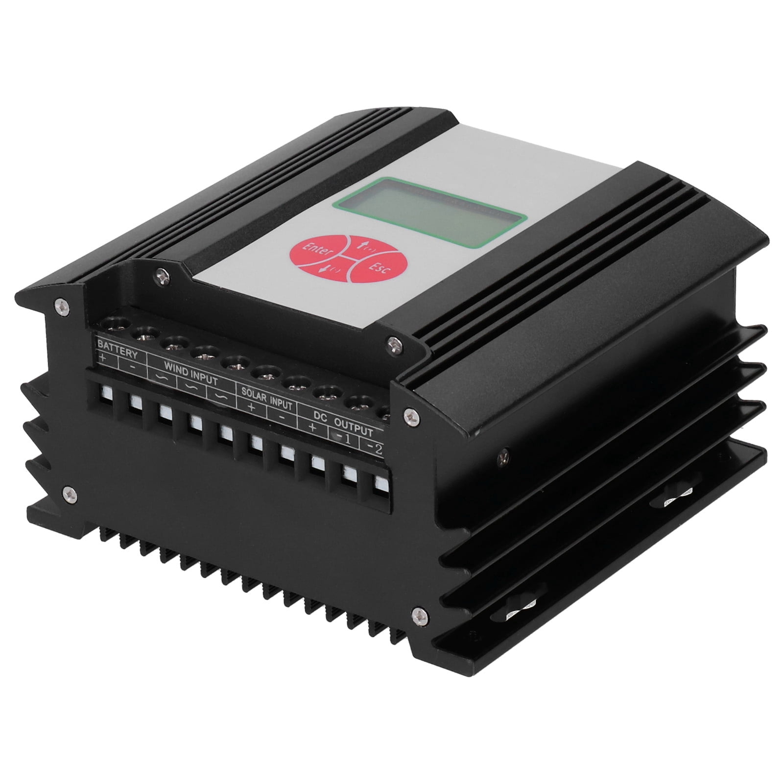 Controlador hbrido de energa elica y solar VOBOR con pantalla LCD 300W/150W DC 12V Controlador de energa elica