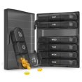 thumbnail image 3 of Pill Box 21 Grids 3 Times A Day Large Compartments Waterproof Dustproof Weekly Pill Organizer Portab, 3 of 5