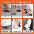 thumbnail image 5 of High-Quality RV Toilet Seal & Flange Kit - Perfectly Compatible with RV 300/310/320 Series Toilets, 5 of 5