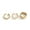 Gold, variant on Stylish Womens C-Shaped Alloy Ring Set, Geometric Design, Electroplated Finish, Ins Style Fashion Ring for Women