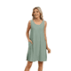 thumbnail image 4 of Vestido de Verano para Mujer, para Playa, Vacaciones, Verde Oscuro, Talla M, 4 of 10