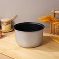 thumbnail image 4 of KALLORY Black Alloy Rice Cooker Inner Pot Non Stick Replacement for Home Electric Cooker Easy to Clean, 4 of 7