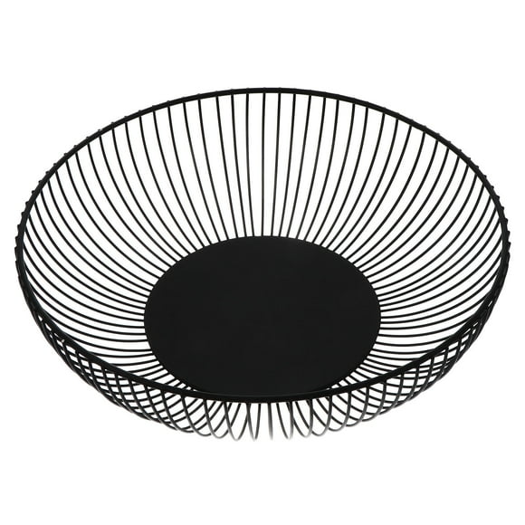 Wire Basket Table Wood Top