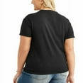 thumbnail image 3 of Poof T-Shirt Junior Plus Size 2X Black Pom Pom --C3--, 3 of 3