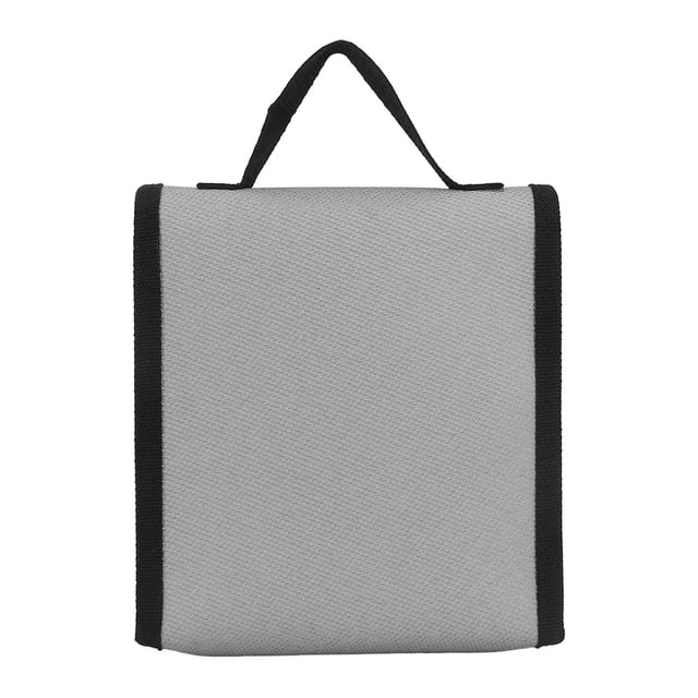 Battery Explosion Proof Bag, Fire Resistant Fibre Environment Friendly Lipo Battery Bag Protective Grey Heat Resistant Portable For Home