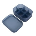 thumbnail image 1 of EIMELI Plastic Frosted Compartment Storage Box with Lid Office Container Organizer, 1 of 10