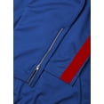 thumbnail image 5 of Hat and Beyond Mens Premium Stripe Track Pants Slim Fit Two-Tone Jogger Pants, 5 of 6