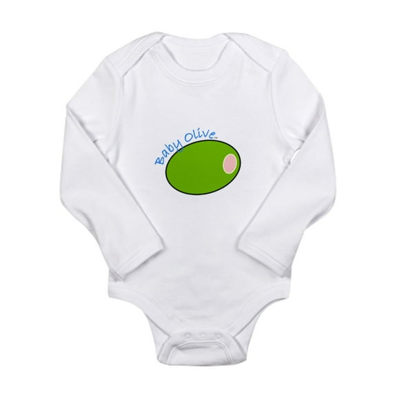 CafePress - Baby Olive - Long Sleeve Infant Bodysuit