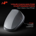 thumbnail image 5 of A-Premium 2 PCS Driver and Passenger Side Rearview Mirror Covers Caps - Compatible with Mini Cooper 2007-2015, Cooper Countryman 2011-2016, Cooper Paceman - Primed Gray, Without Turn Signal Hole, 5 of 5
