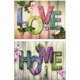 thumbnail image 1 of 5D DIY Diamond Paintings 2 Kits Crystal Rhinestone Diamond Paintings bordados Ideal para la decoración de la pared de la oficina en el hogar 30x40cm Love Home TUNC Sencillez, 1 of 5