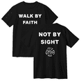 thumbnail image 2 of Daniel Caesar Walk By Faith Cotton T-shirt Women Men Short Sleeve Crewneck Casual Streetwear Tee, 2 of 3