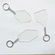 thumbnail image 2 of 90PCS DIY Transparent Acrylic Keychain Pendant Decoration Set Blank Acrylic Picture Keychain Gift,B, 2 of 5