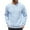 Sky Blue, variant on Sweatshirts For Men Solid Color Casual Fashion Loose Fit Crew Neck Shirts Soft Comfortable Long Sleeve Pullover Tops Spring Fall Outfits Clothes Black L
