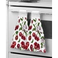 thumbnail image 2 of Towel Cleaning Tableware Towel Kitchen Microfiber Absorbent Bathroom For Towels Hand Landscape Foliage Maple, 2 of 7