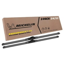 MICHELIN® Endurance XT 24"/22" Silicone   Water Repellency Beam Windshield Wiper Blades, 2 Pack