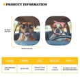 thumbnail image 5 of Bulopur Funny Pug Car Windshield Sun Shade Heat and UV Rays Protection Auto Windshield Sun Shade Easy to Use Automotive Interior Sun Protection Universal for Most SUVs Vans Trucks, 5 of 6