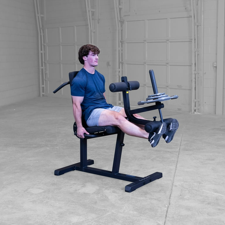 Free Shipping Body Solid Seated Leg Extension Supine Leg Curl with Knee Back Support Features Walmart Walmart