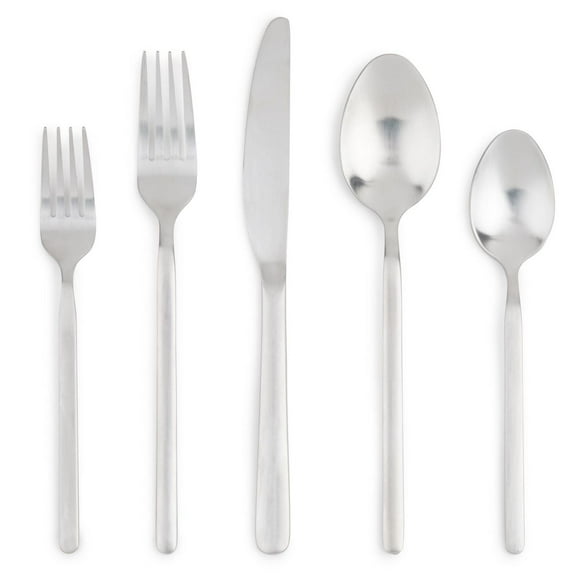 Thyme & Table Barca Stainless Steel 20-Piece Flatware Set, Service for 4, Flatware Set