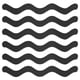 thumbnail image 1 of 6uds Antideslizante Bañera Pegatinas Baño Ducha Piso 7.1" Antideslizante Pegatina Cinta S-Forma Estilo Calcomanías para Baño Cocina Bañera Escalones Escaleras, Negro, 1 of 7