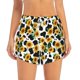 thumbnail image 2 of Balery Cute Cow Print Sunflower C Pantalones cortos deportivos para mujer con forro y dos bolsillos, elásticos, para entrenamiento, gimnasio, yoga-X-Large, 2 of 7