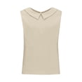thumbnail image 4 of Aoiroe Womens Cotton Linen Tank Tops,Women Clothing Trendy 2025 Sleeveless Fitted Shirt Slimming Tops for Women Womens Casual Tops Sleeveless Shirts for Women Casual Beige L, 4 of 5