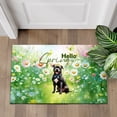 thumbnail image 4 of Pitbull Hello Spring Time Flower Floral Nature Doormat Terrier Dog Lover Indoor Outdoor Welcome Mat - 02031, 4 of 5