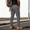 thumbnail image 5 of VV AVEORS Tactical Waterproof Pants Tactical Pant For Men Relaxed Fit Lightweight Work Camo Hiking Cargo Pants Multi Pockets Gray S, 5 of 8
