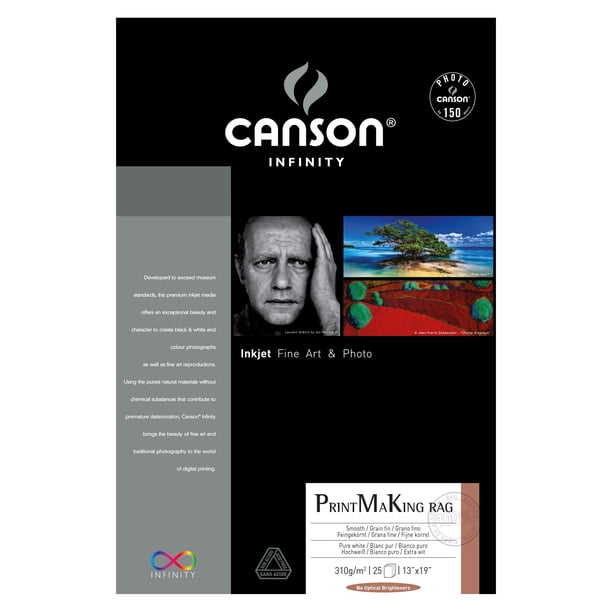 Canson Infinity BFK Rives 100% gestructureerde 310 g verpakking A4 10H natuurwit