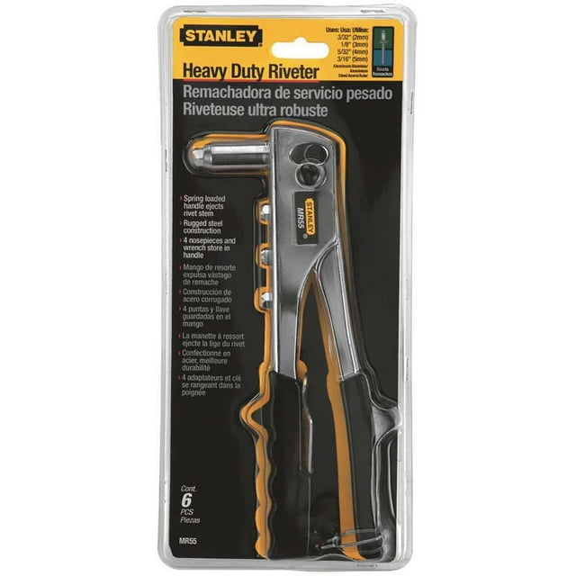 Herramientas manuales Riveter Stanley MR55C5 en ángulo recto