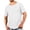 White-button up shirt men, variant on RongHuan Big and Tall T-Shirt Mens Crewneck Short Sleeve Tees with Pocket Athletic Workout Running Solid Color Basic Tops