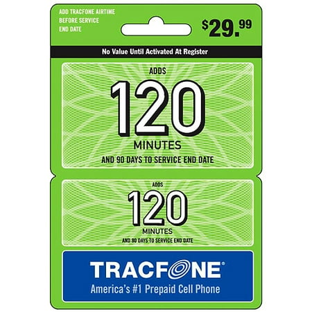 (Email Delivery) Tracfone 120-Minutes Wireless Airtime Card