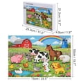 thumbnail image 4 of Farm Animal Educational Puzzle 500 Pieces for Sisters, Learning Jigsaw Game, Indoor Skill-Building Activity, Fun Mind Development, Farm-Themed Artwork,, 4 of 7