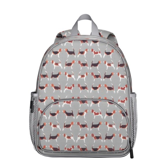 Animal Beagle Cute Dog Backpack Backpack for School,Cute School Bag,Schoolbag with Adjustable Shoulder Straps & Padded Back,13.8"x11.4"x6"