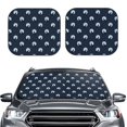thumbnail image 2 of Balery Wolf And Moon Parasol para parabrisas de coche de 2 piezas | Parasol plegable para parabrisas delantero de coche para la mayoría de sedanes-Large, 2 of 6