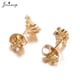 thumbnail image 5 of Pendientes de acero inoxidable con cuernos de ciervo para mujer, joyería navideña, copo de nieve, pan de jengibre, Piercing, regalos, 5 of 5