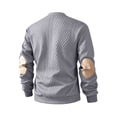 thumbnail image 4 of Miqool Men's Casual Sweatshirt Stand Collar Quarter Button Long Sleeve Lightweight Pullover Sweater Tops, 4 of 8