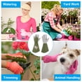 thumbnail image 5 of Guantes de jardinería para mujeres Uxcell a prueba de espinas, guantes de jardín de cuero extra largos y medianos para la poda de rosas, verdes, 5 of 5