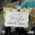thumbnail image 3 of LifeSong Milestones Wedding Wall Hanging Signs For Ceremony And Reception For Couples - Pick A Seat, 3 of 8