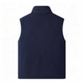 thumbnail image 2 of Lyrehush Mens Fleece Vest Jackets Full-Zip Warm Sleeveless Thermal Layering Outerwear Side Zip Pockets Winter Fall Vests, 2 of 7