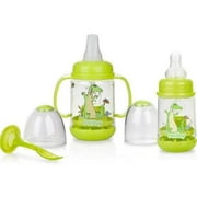 Angle View: Nuby Infa-Feeder Set, Gator, BPA-Free
