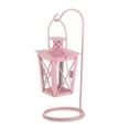 thumbnail image 1 of Paire de Lanternes Suspendues de Chemin de Fer&44; Rose, 1 of 1