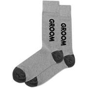 HotSox Groom Socks, Grey Heather, 1 Pair, Men Shoe 6-12.5