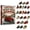 D, variant on 24‑Day Route 66 Vehicle Advent Calendar, Retro Classic Car Truck Bus Motorcycle Collectible Figurine Set for Holiday Display