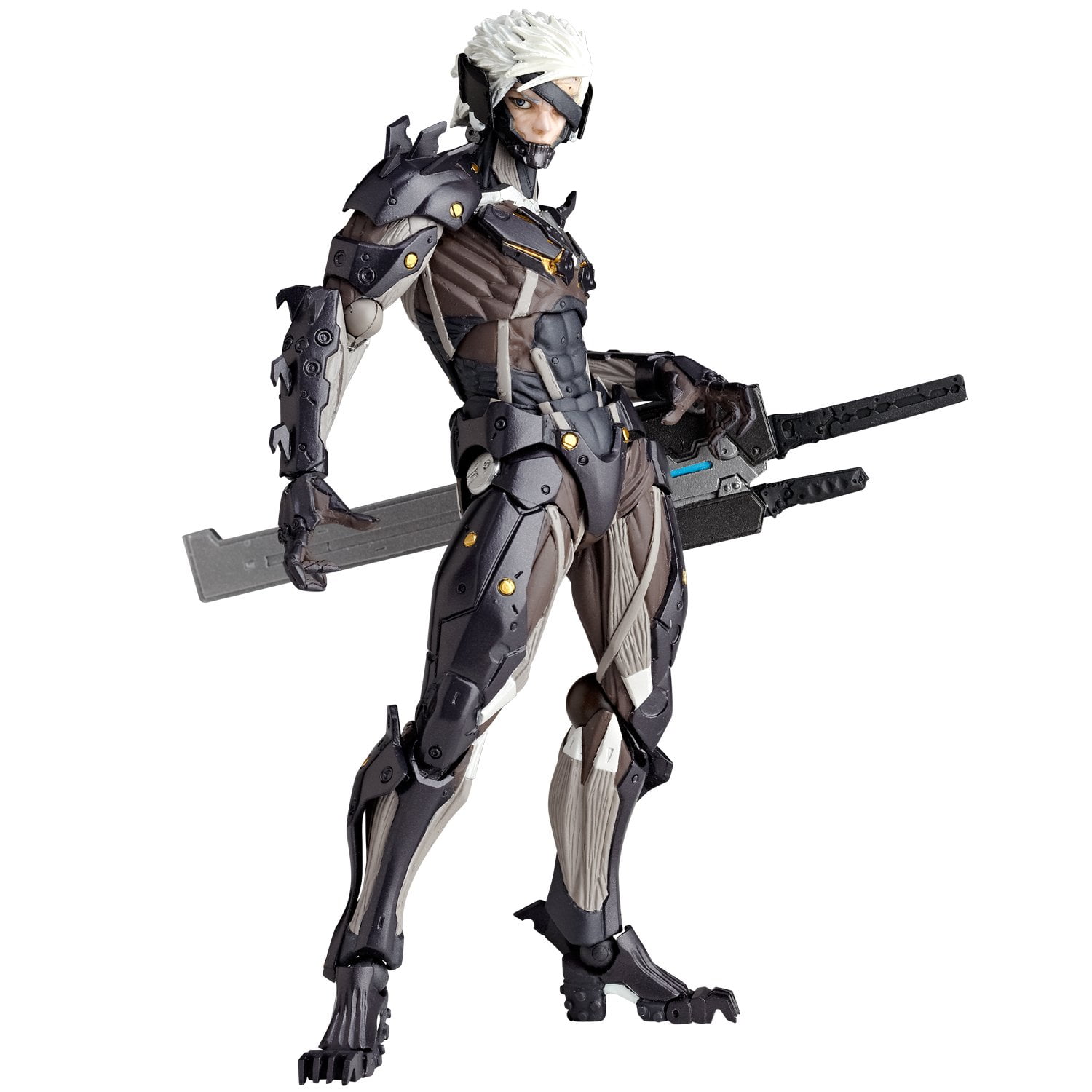 Revoltech Yamaguchi No.140EX: Raiden White armor METAL GEAR RISING