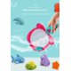 thumbnail image 2 of Baby bath water toy - Baby Bath Toys for Luminous Animals Set, Bath Time Toy Bathroom Wall Bathtub Tub Shower Kids Baby Infant Girls Boys Age 18months and up（Mermaid - Red Pair with 6 Animals）, 2 of 5