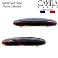 thumbnail image 3 of Camila Paris CP3422 French Hair Barrette Clip for Girls, Blue and Black Small Set of 2 Strong Hold Grip Hair Clips for Women, No Slip Rubberized Automatic Clasp Girls Hair Accessories, Made in France, 3 of 24