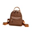 thumbnail image 2 of Mochila organizadora para mujer, bolso informal, mochila para picnic, compras y trabajo. Marrón, 2 of 9