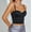 Black, variant on Red Womens Tops Womens Corset Top Bustier Corset Top Tight Fitting Corset Tank Top Suspender Top Solid Short Fashion Going Out Tops for Women