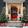 thumbnail image 6 of Christmas Door Cover - Polyester Door Decor for Front Doors, Indoor Doors and Walls - Durable, Reusable Holiday Festival Decoration with Easy Hanging Rope, 6 of 6