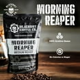 thumbnail image 2 of Blackout Coffee Morning Reaper Whole Bean Coffee â€“ Medium Roast, Bold & Smooth Flavor, Non-Bitter â€“ Freshly Roasted 12oz Bag, American Made, 2 of 7